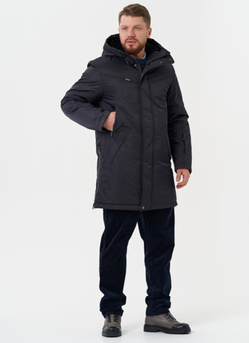 Мужской пуховик с капюшоном