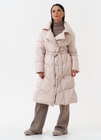 Женский пуховик с капюшоном 