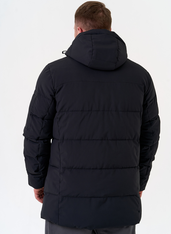 Мужской пуховик с капюшоном 