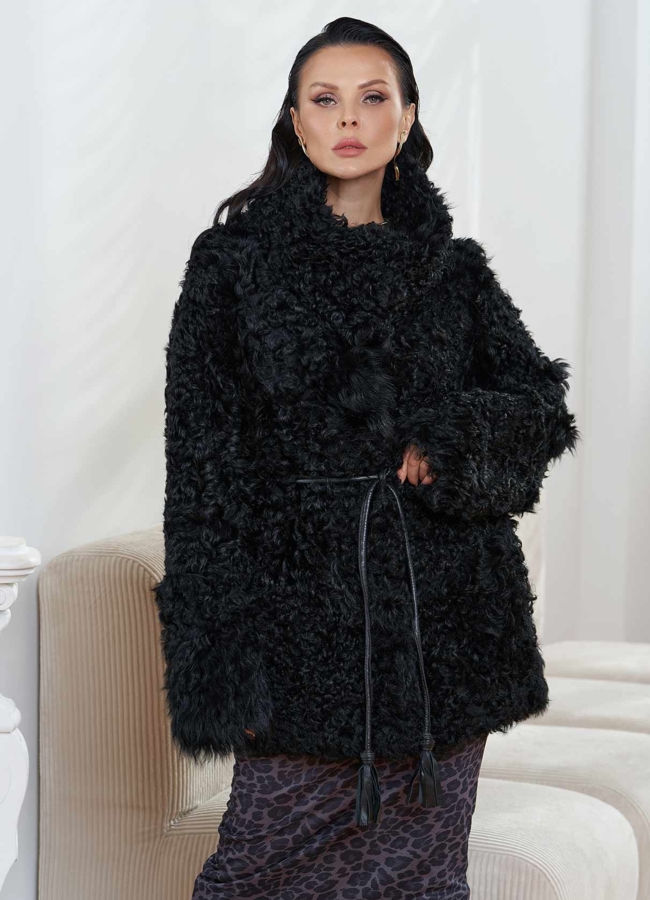 Натуральная дубленка модель № 26832 в кредит