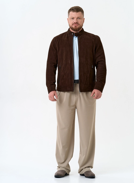 Мужская куртка из натуральной замши